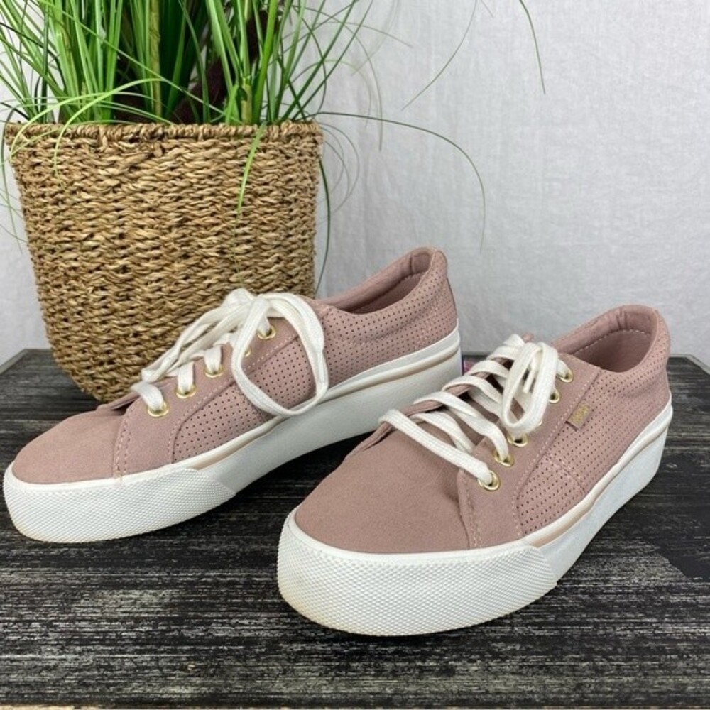 Keds Center II‎ Cotton Slub Lace Up Sneaker Shoes NEW 7